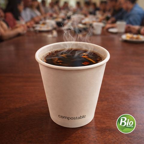 Vaso de Papel + PLA para Bebida Caliente 10 oz
