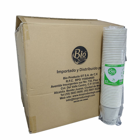 Vaso Compostable para Bebida Caliente 10 oz