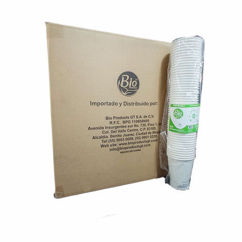 Vaso Compostable para Bebida Caliente 12 oz