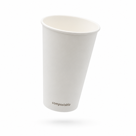Vaso de Papel + PLA para Bebida Caliente 16 oz