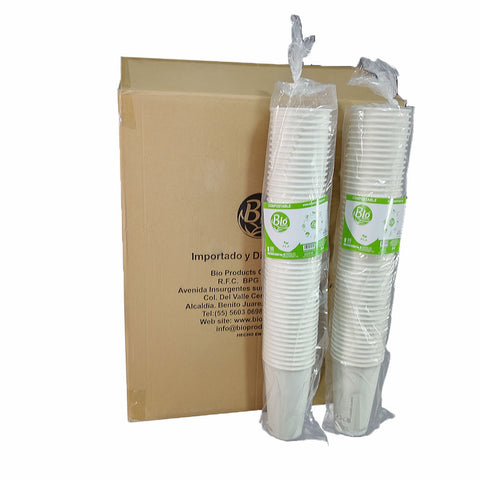 Vaso Compostable para Bebida Caliente 16 oz
