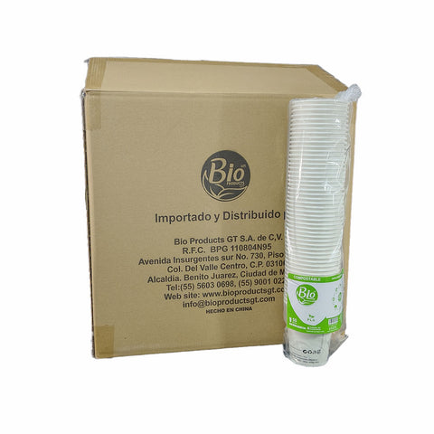 Vaso Compostable para Bebida Caliente 8 oz