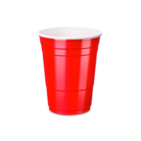 Vaso Rojo para Bebida Fría 16 oz