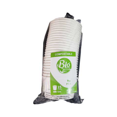Contenedor Compostable para helados, sopas y salsas Bowl 12 oz